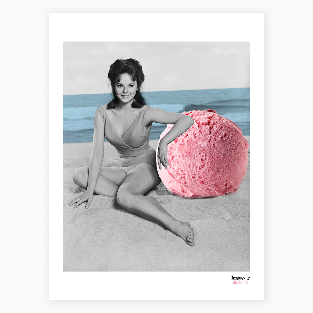 Lámina emocional decorativa celos helado.
