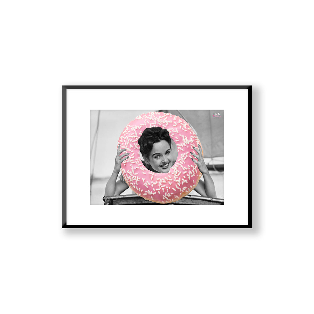 Lámina emocional decorativa amor rosquilla.