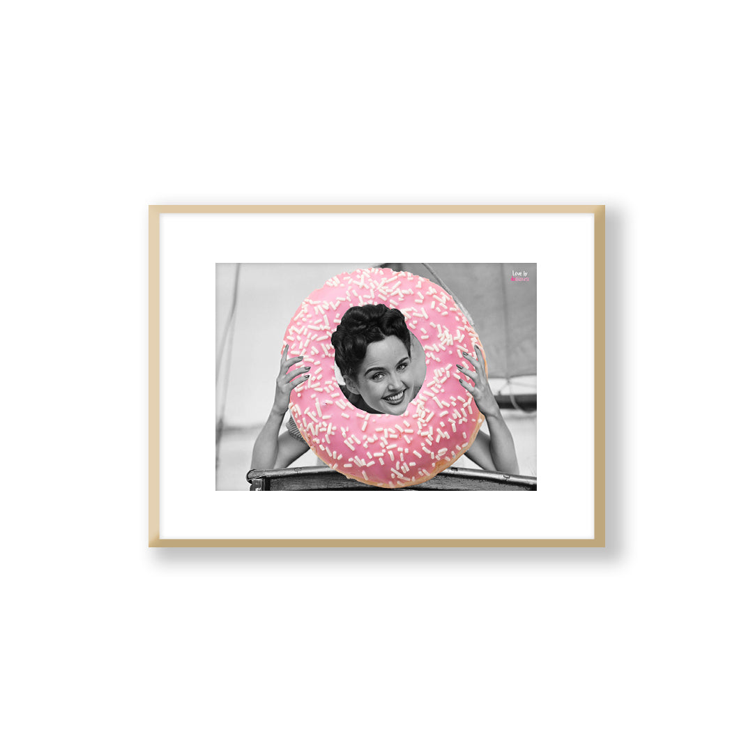 Lámina emocional decorativa amor rosquilla.